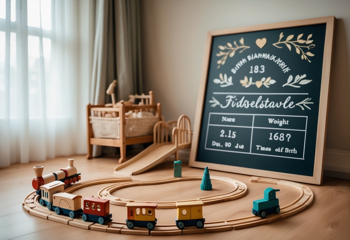 Sådan skaber du en magisk barndom med legetøjstog og unik personlig fødselstavle